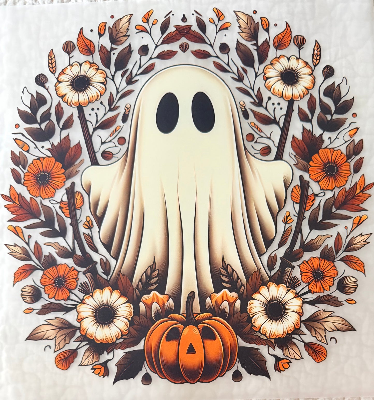 Fall floral ghost