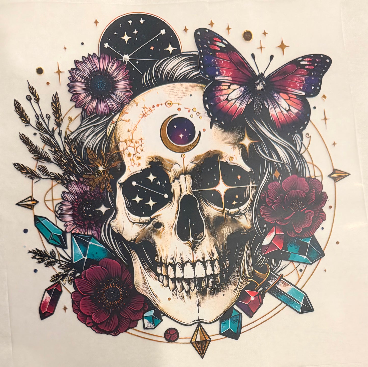 Galaxy crystal skull