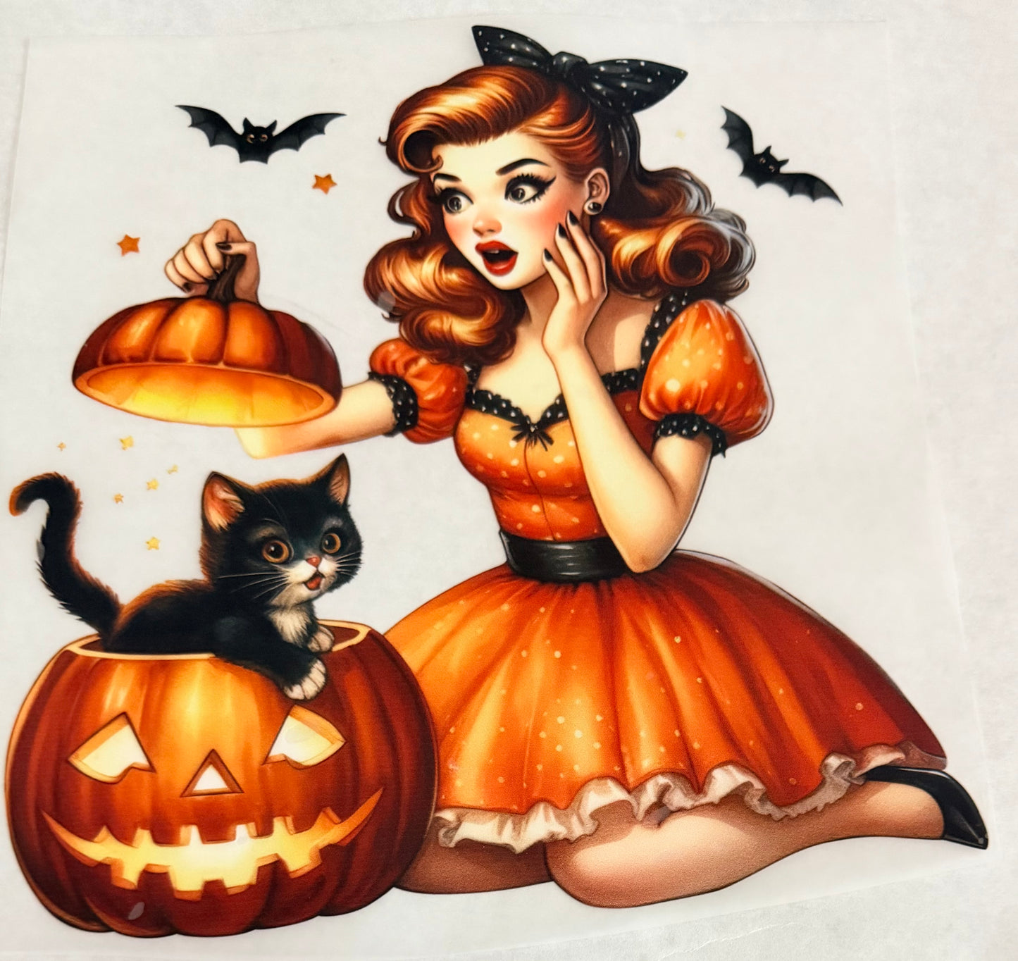 Pumpkin pinup girl