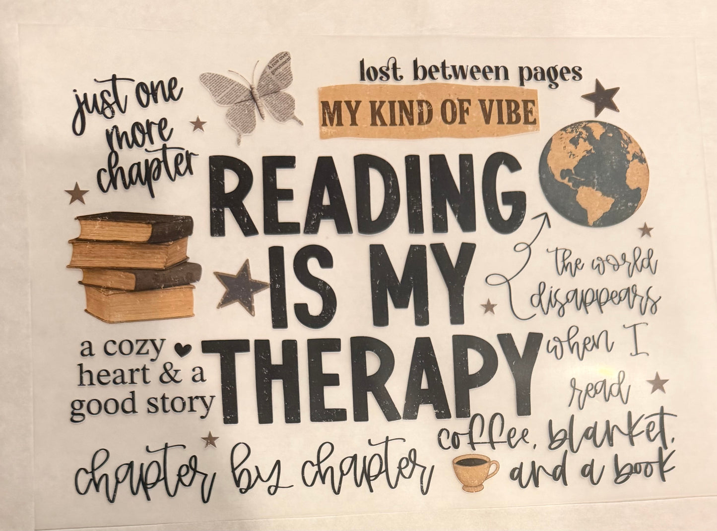 Reading is my therapy