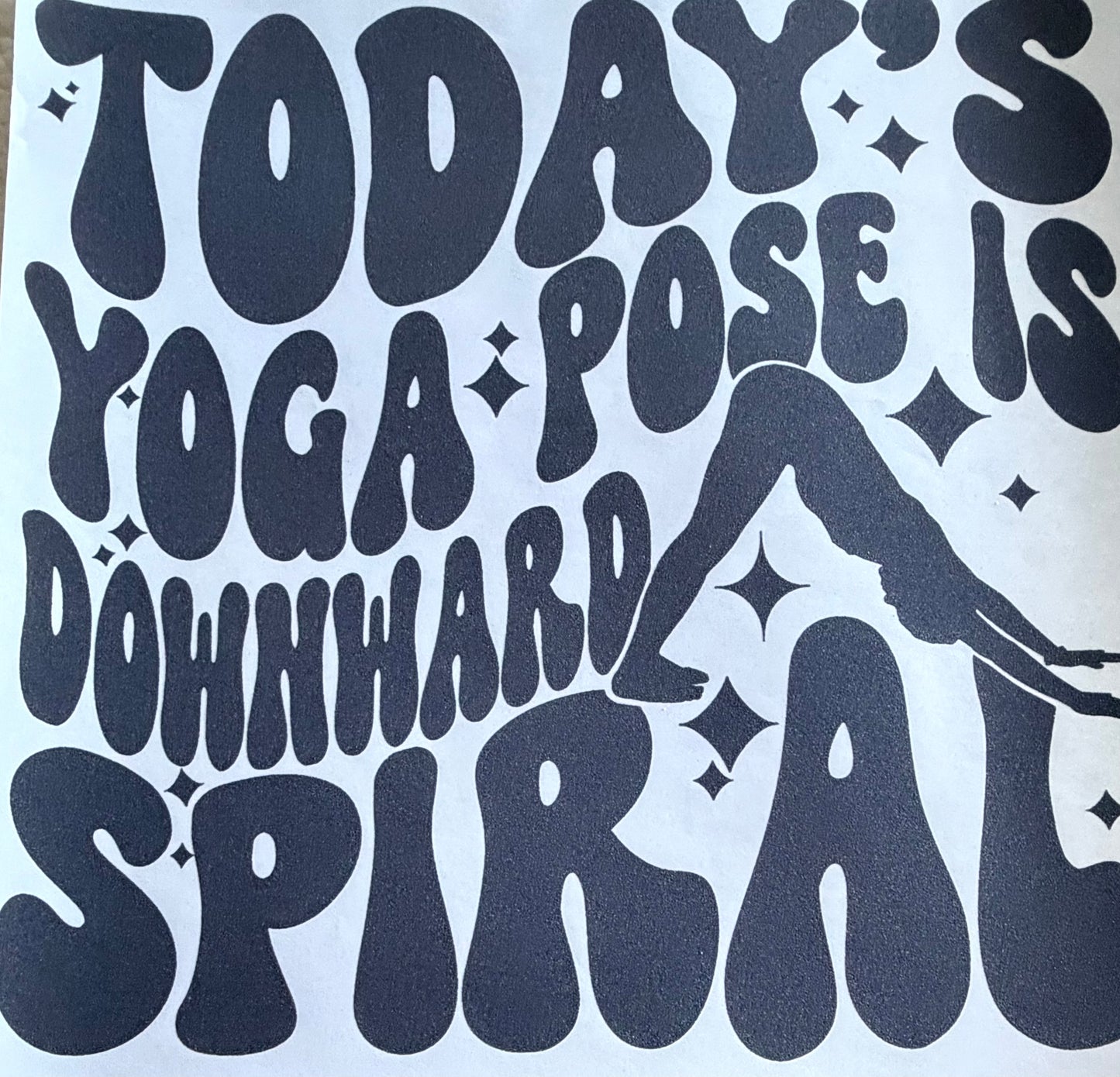 Downward spiral