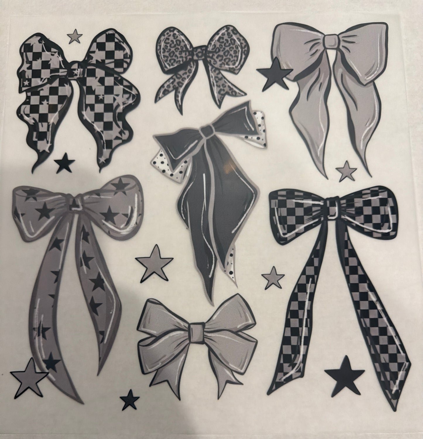 Gray bows