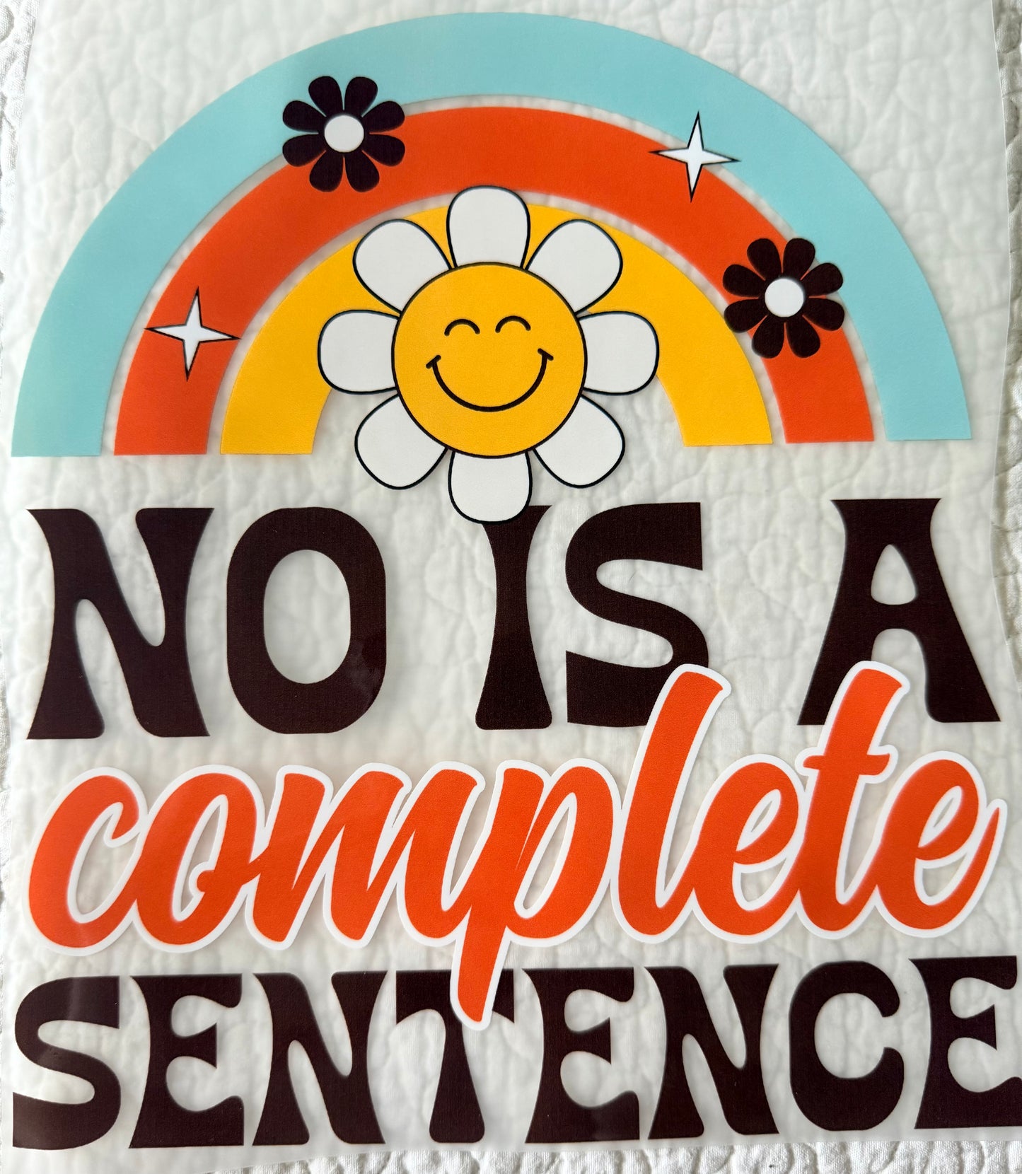 No complete sentence