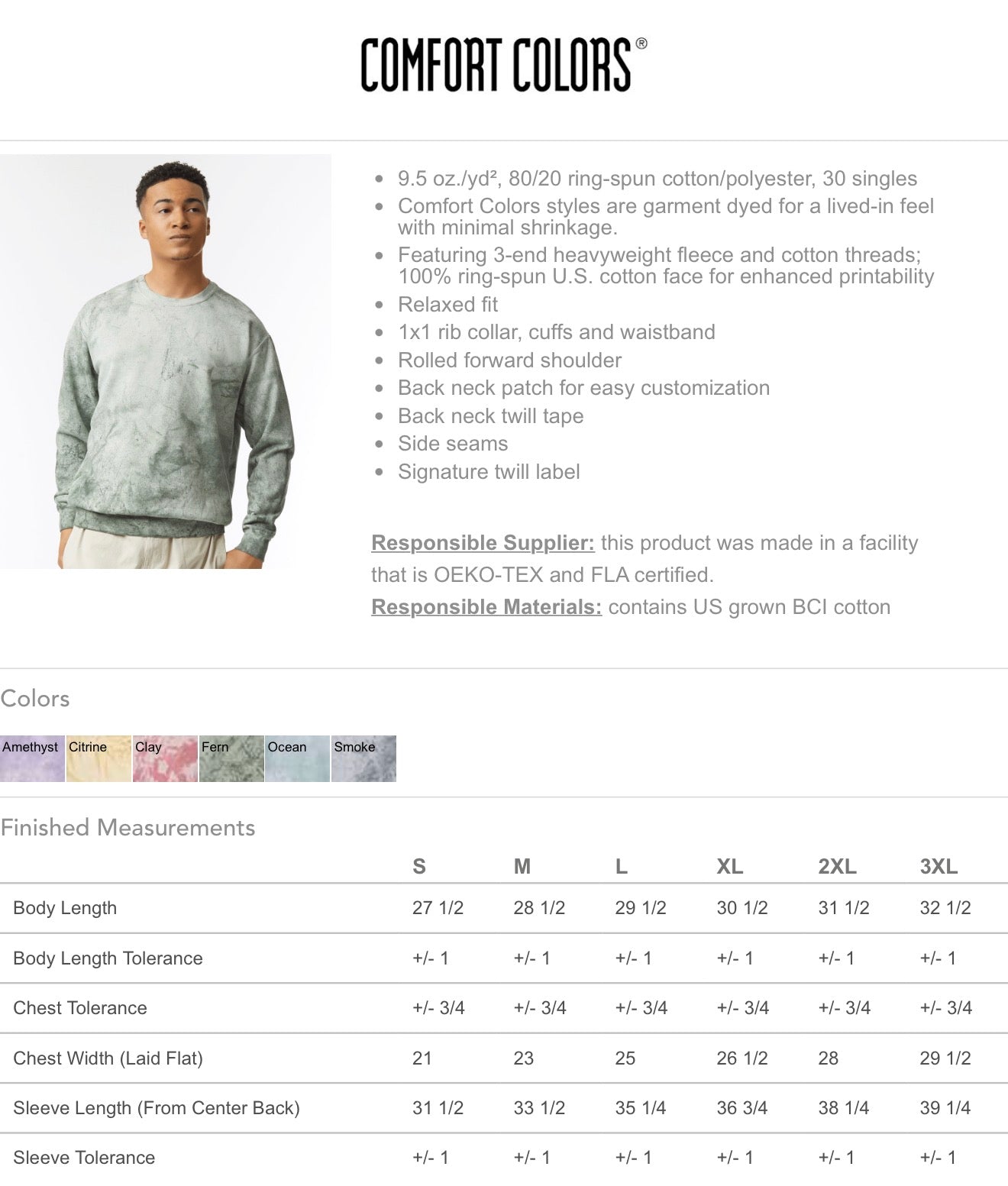 Comfort Colors Colorblast Sweatshirt