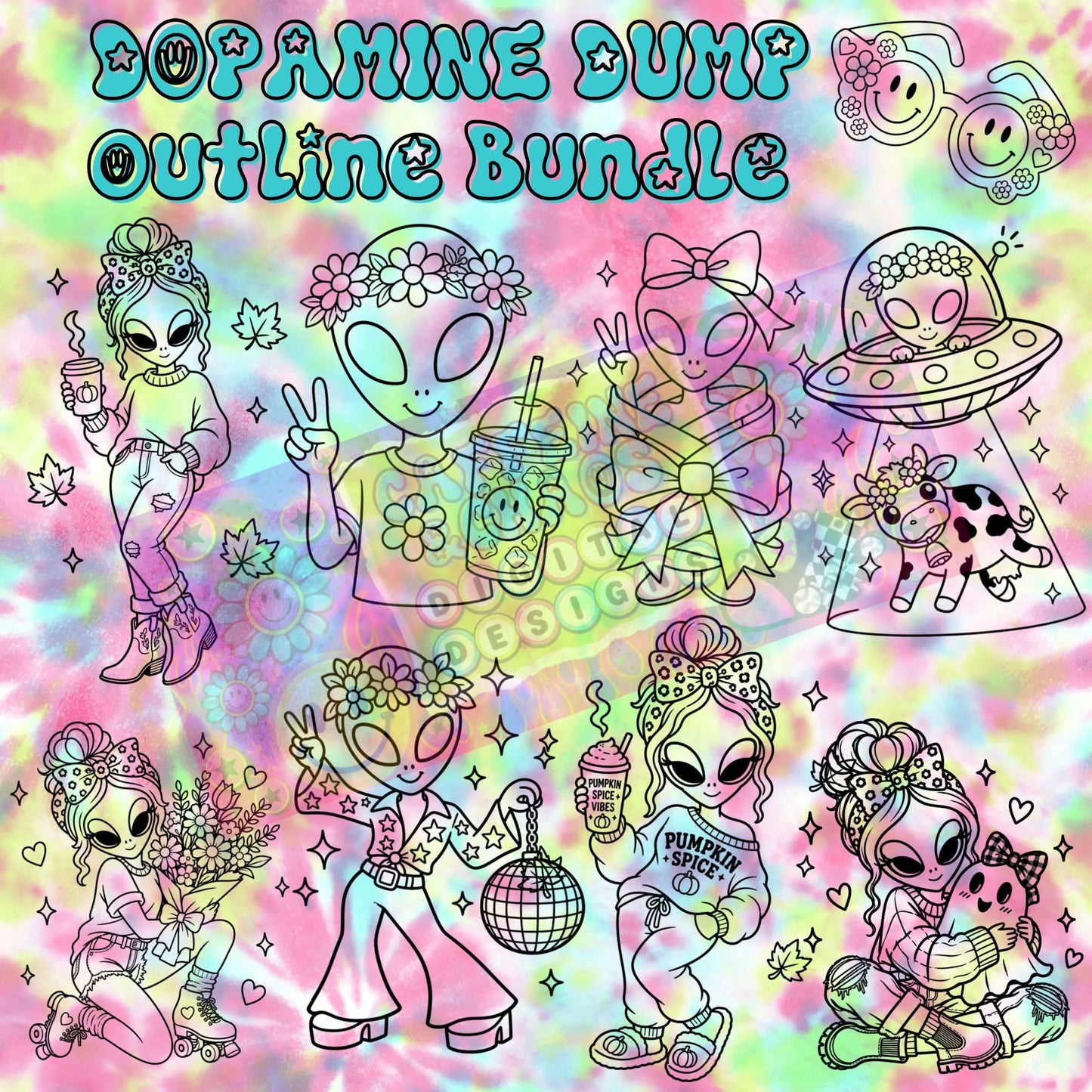 Dopamine Dump Outline bundle