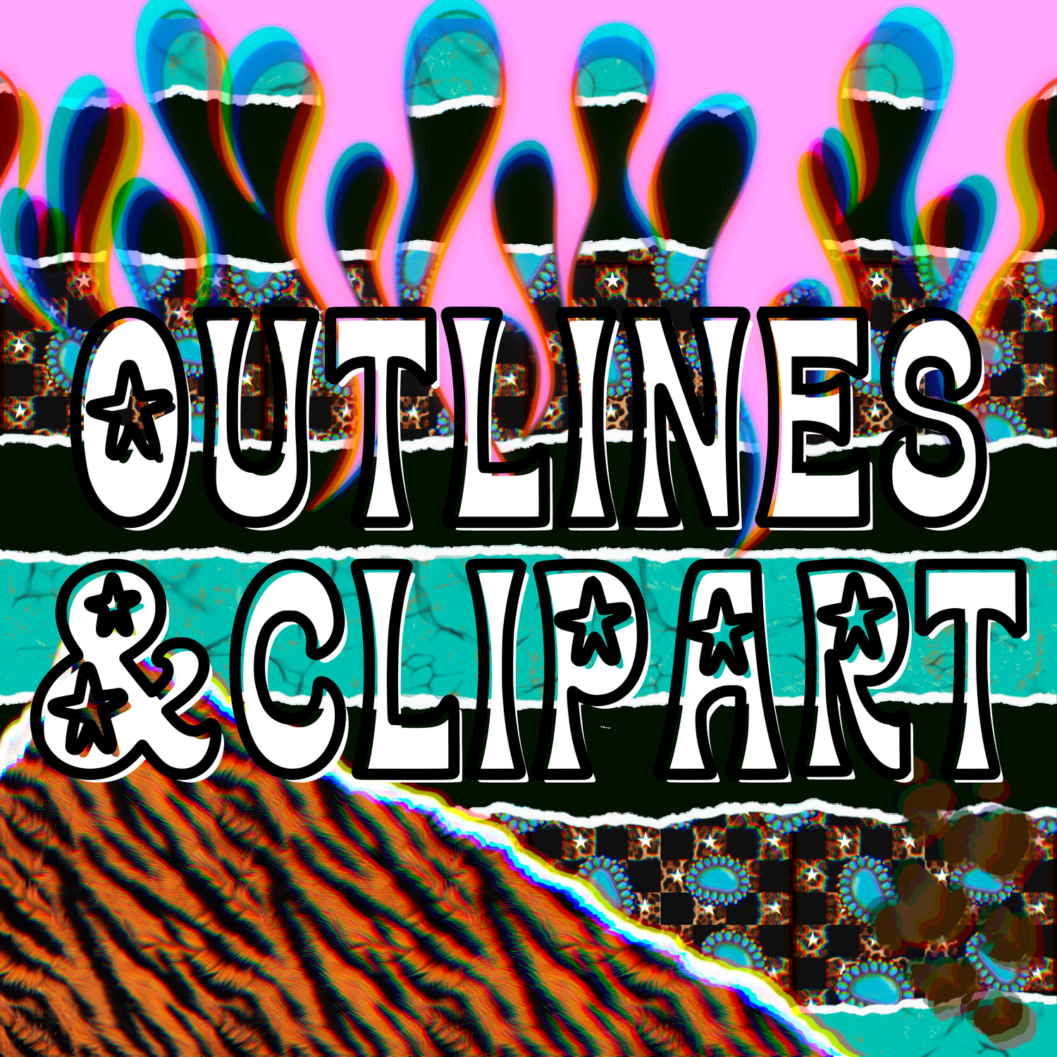 OUTLINES & CLIPART