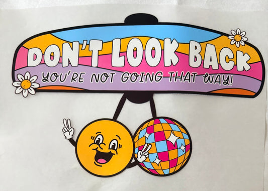 Don’t look back
