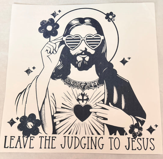 Leave the judging to Jesus