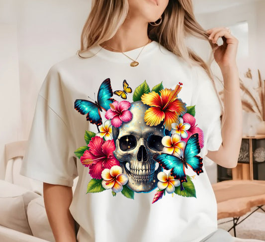 FLORAL SKULL