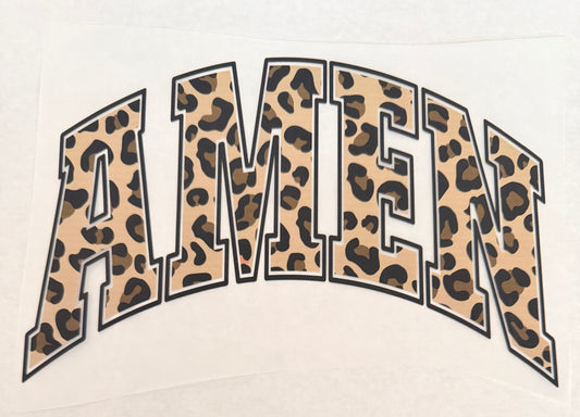 Brown leopard amen