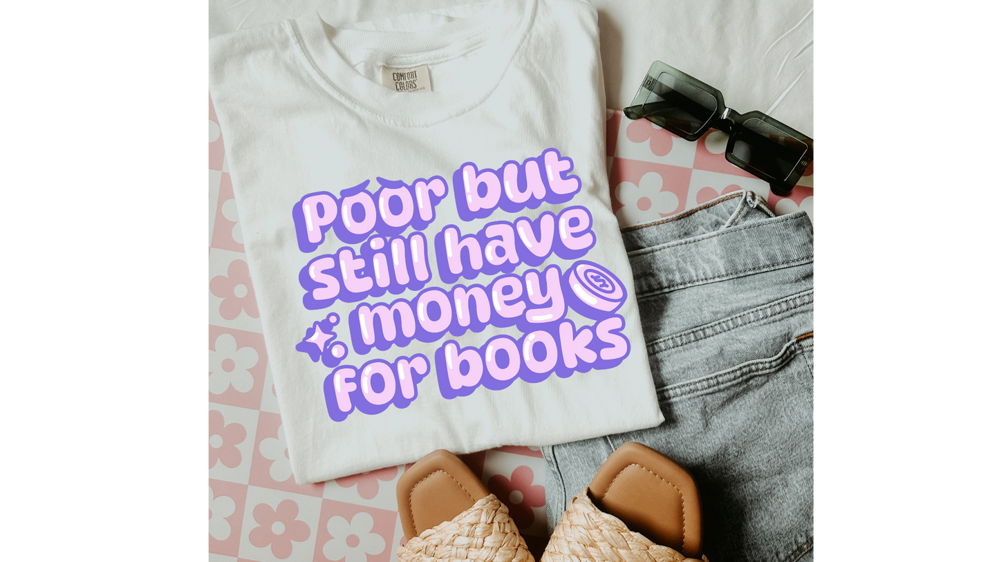 POOR BUT HAVE MONEY FOR BOOKS