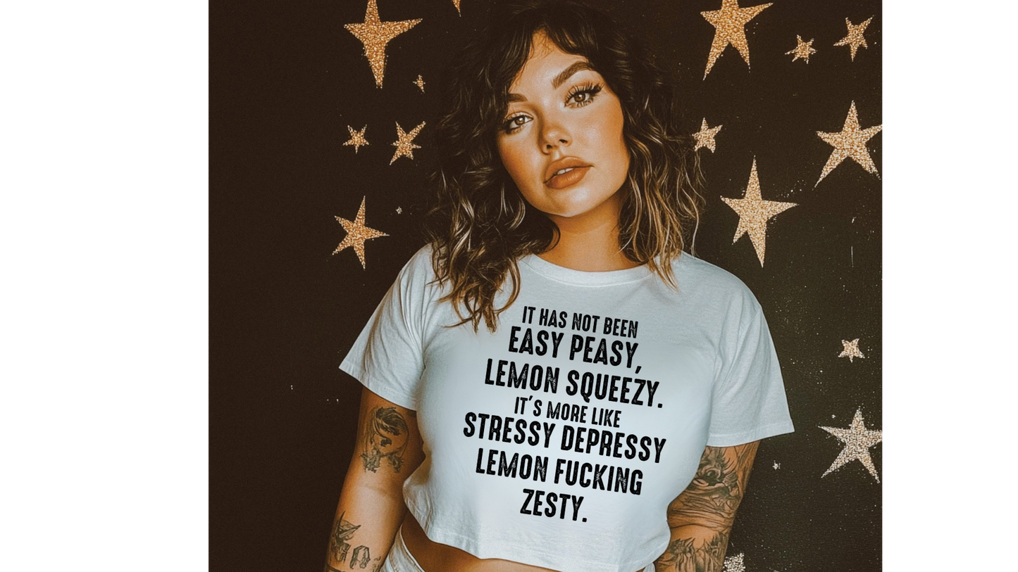 STRESSY DEPRESSY LEMON ZESTY