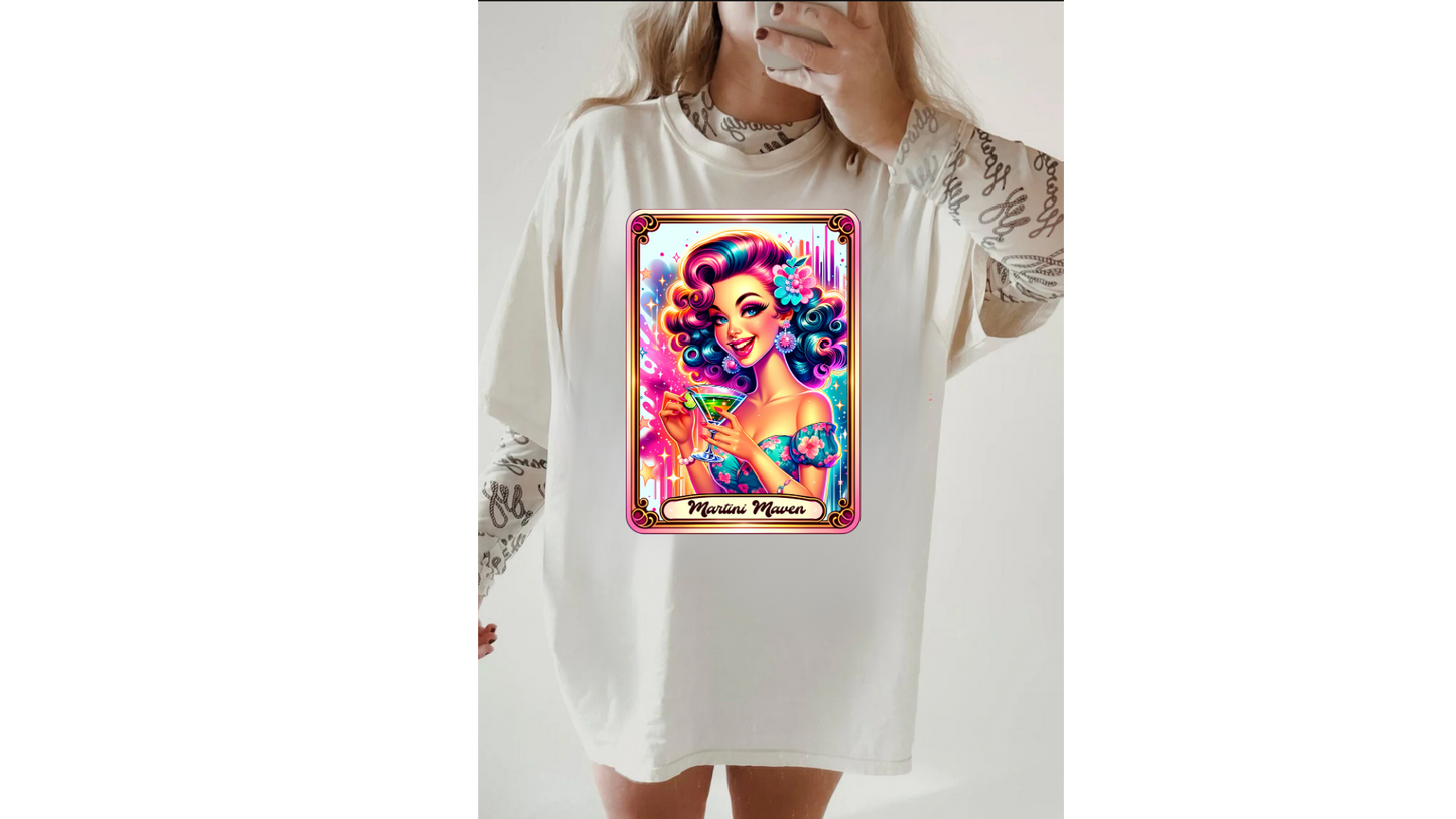 MARTINI MAVEN TAROT CARD