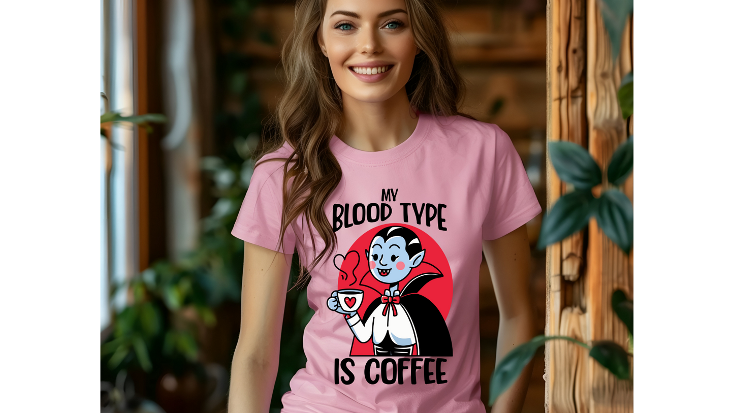 BLOOD TYPE IS COFFEE