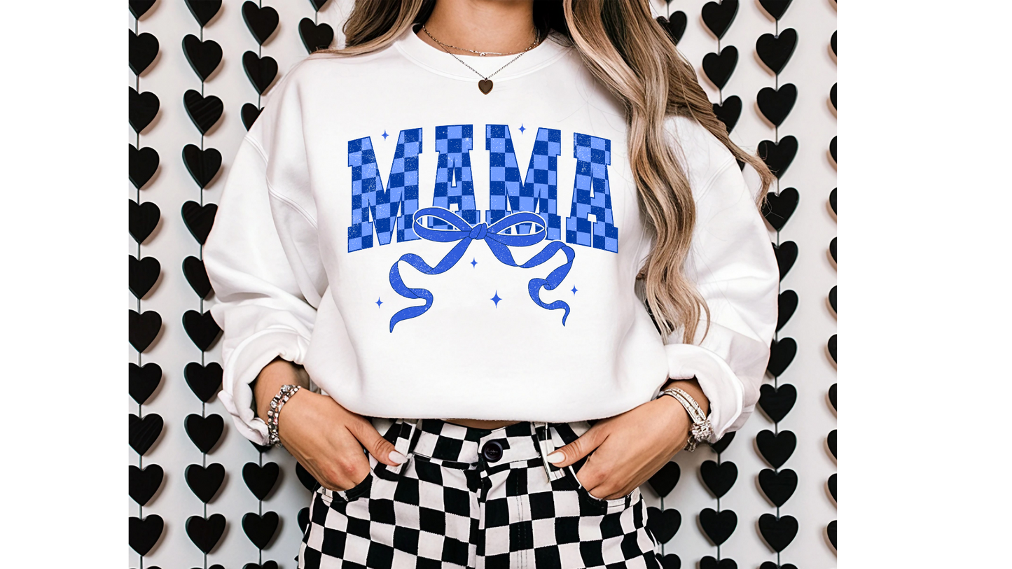MAMA BOW CHECKERED