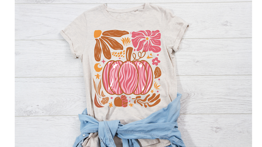 BOHO STRIPED FALL PUMPKIN