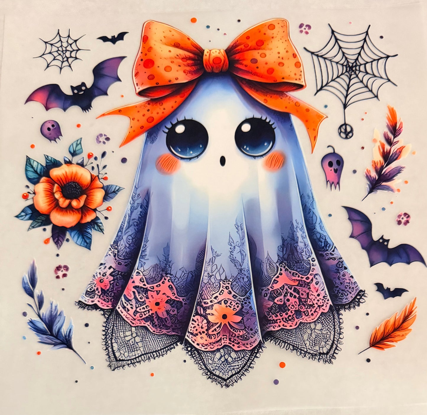Lace bow ghost
