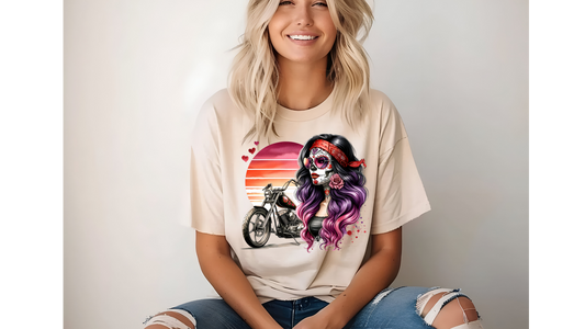 BIKER SUGAR SKULL