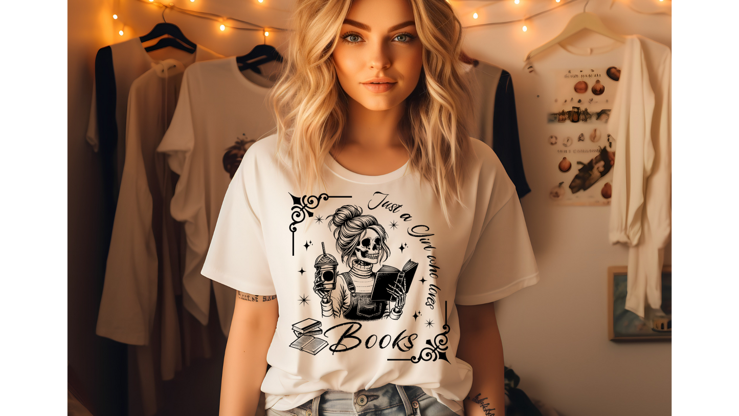 GIRL WHO LOVES BOOKS