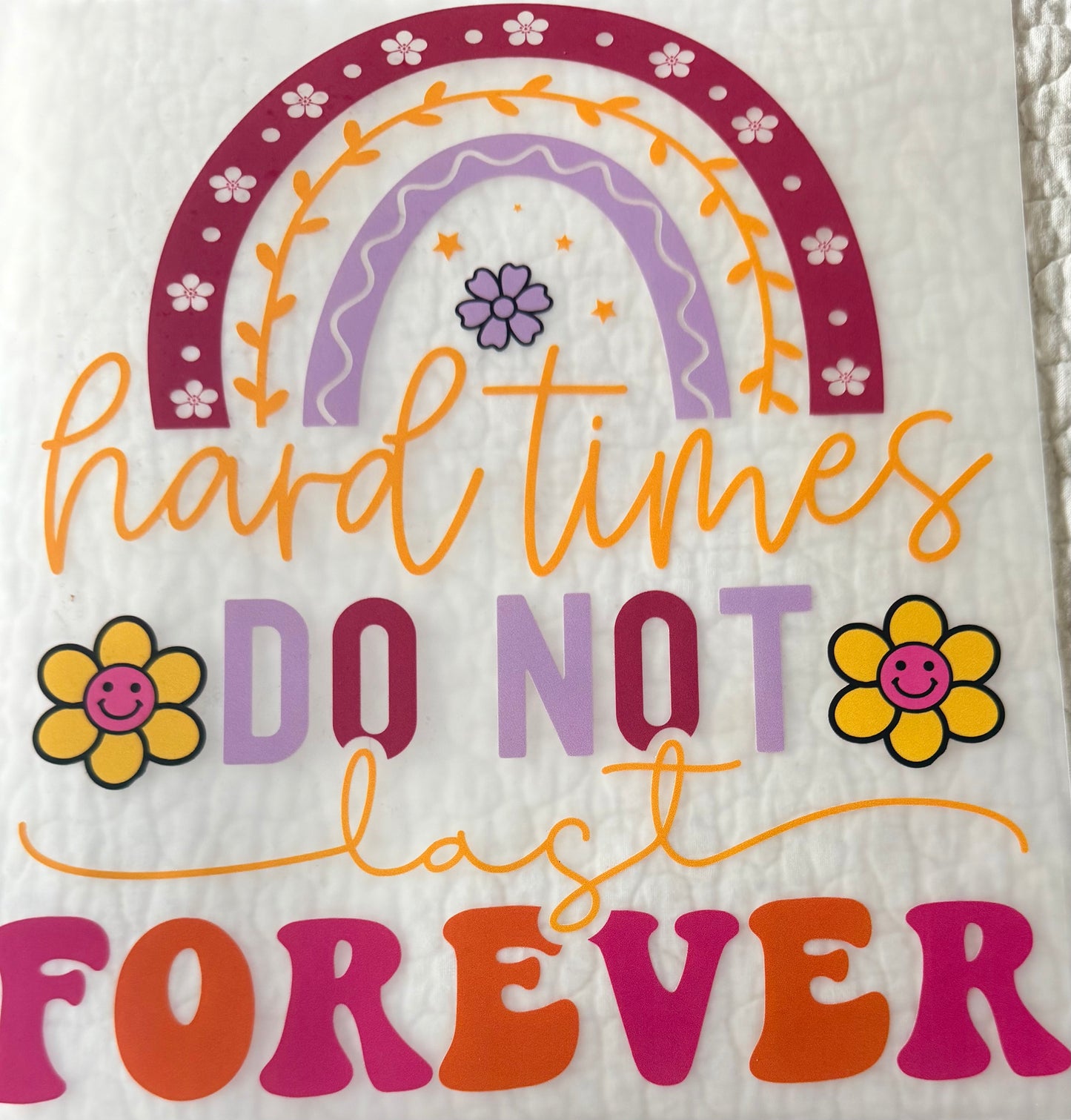 Hard times do not last