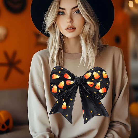 CANDY CORN BOW