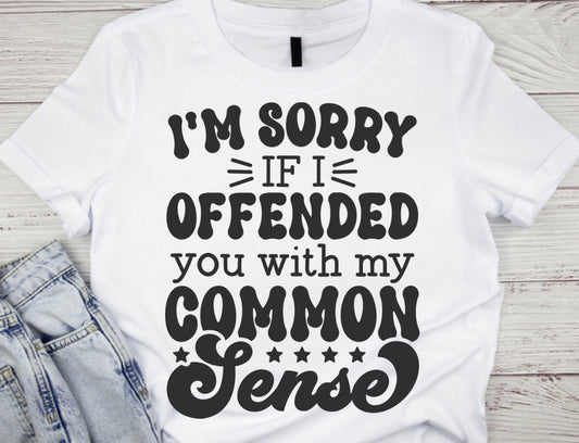 OFFENDED YOU WITH MY COMMON SENSE