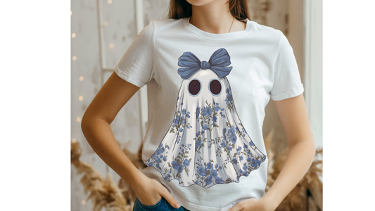 BLUE FLORAL GHOST