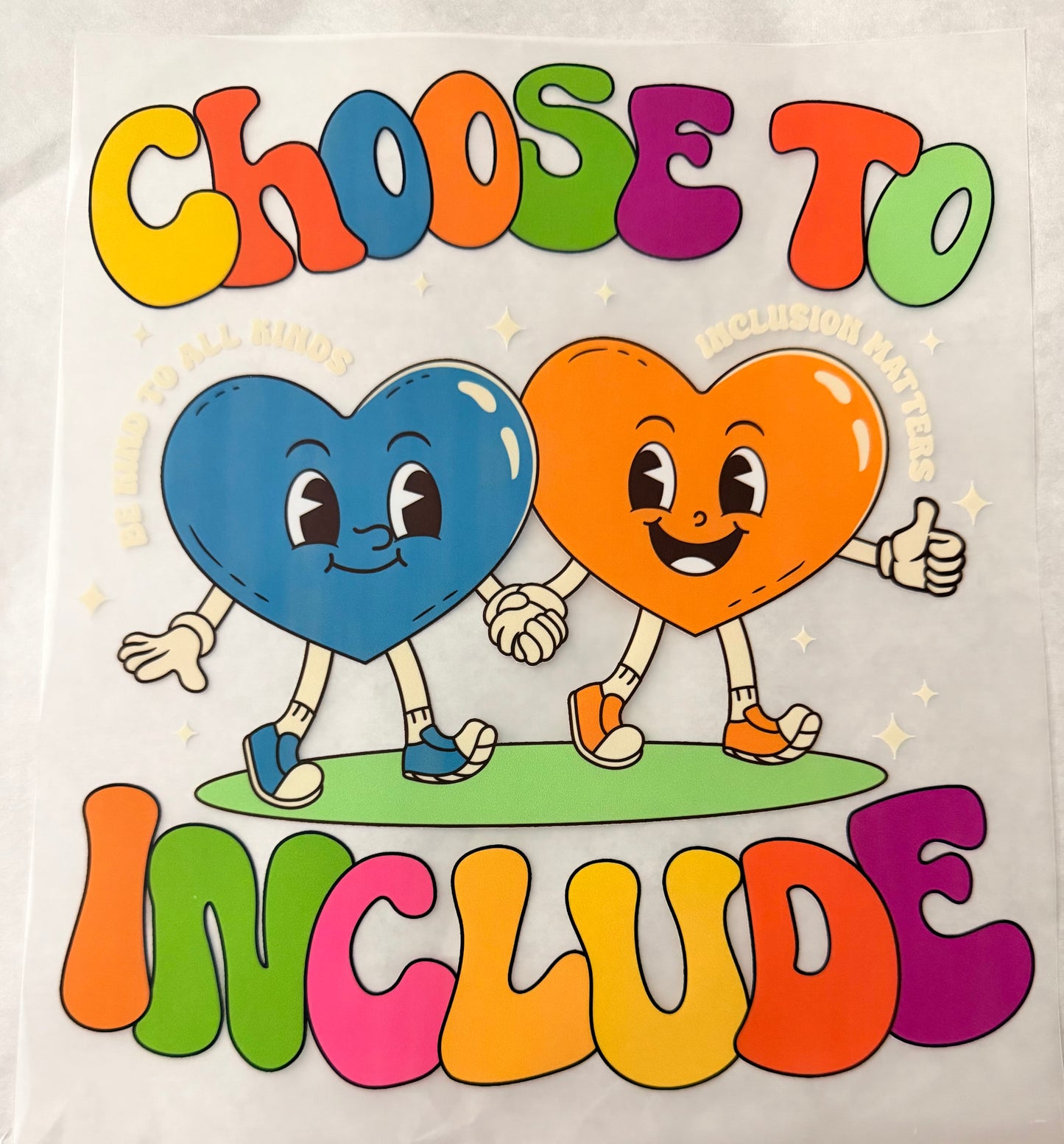 Choose to include