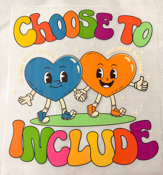 Choose to include