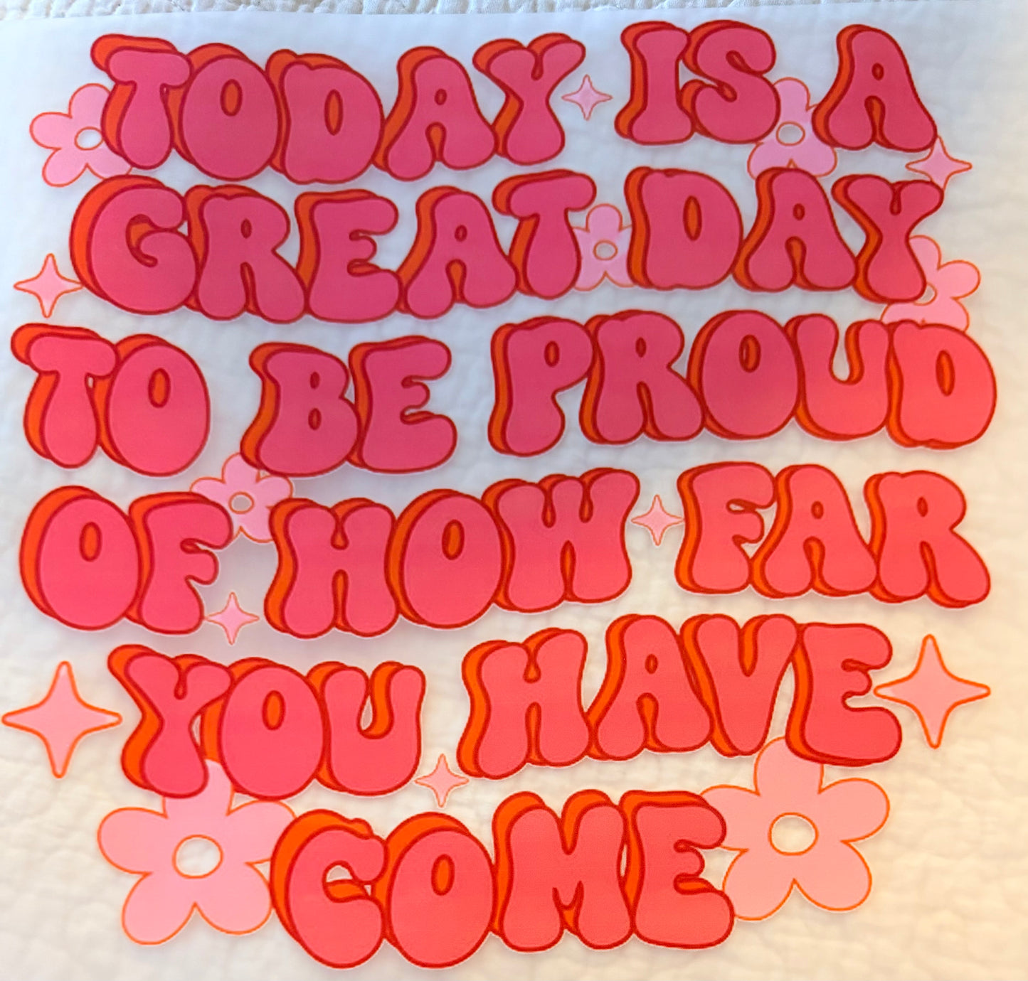How far you’ve come