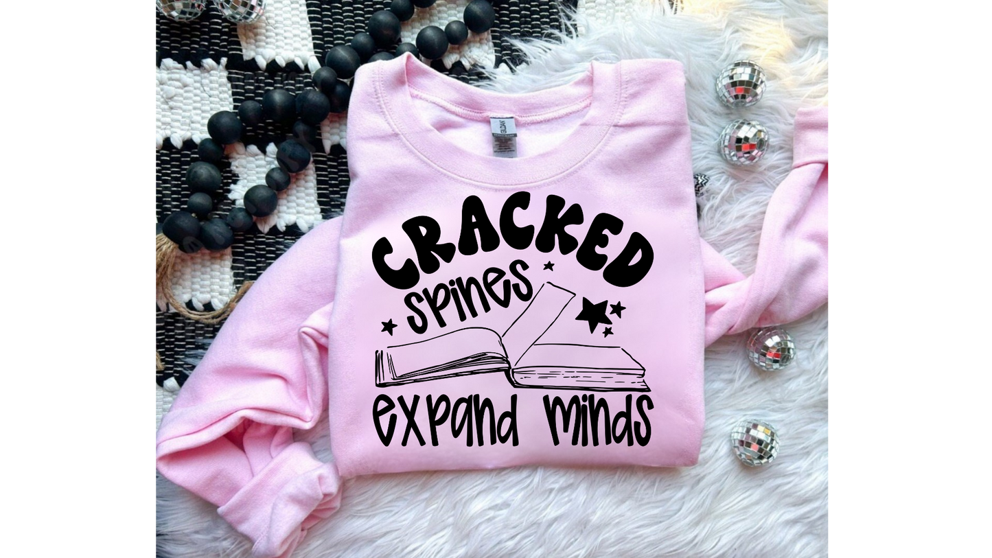 CRACKED SPINES EXPAND MINDS
