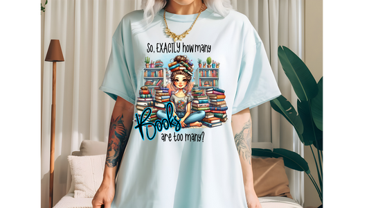 HOW MANY BOOKS ARE TOO MANY