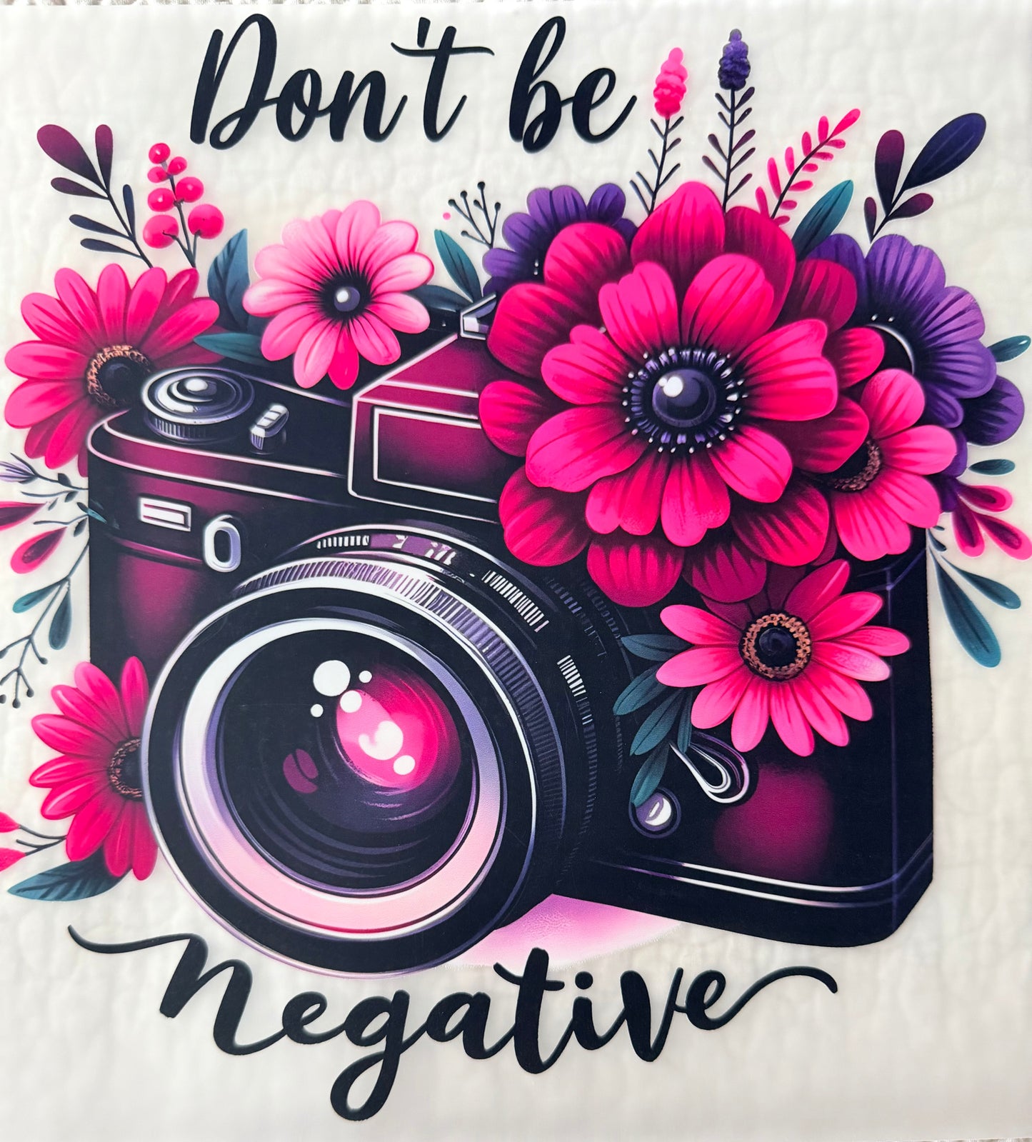 Don’t be negative