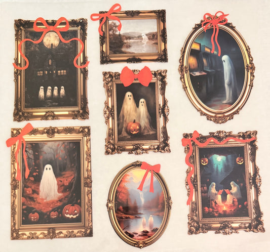 Ghost frames orange bows