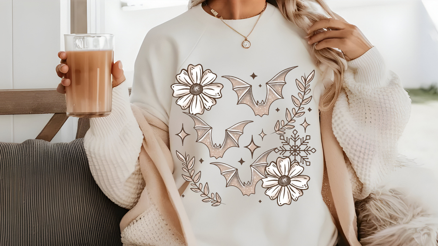 NEUTRAL FLORAL BATS