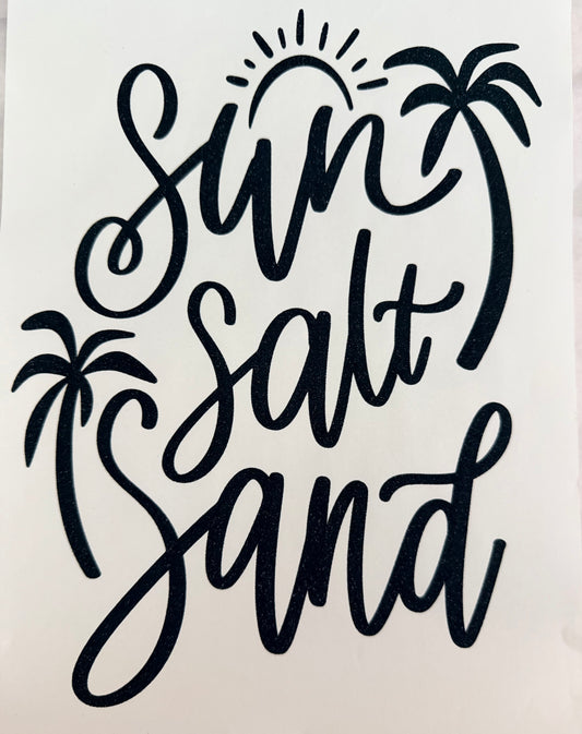 Sun salt sand