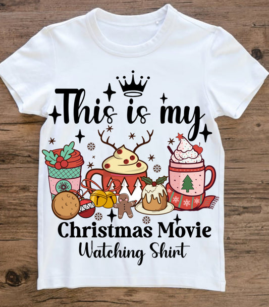 CHRISTMAS MOVIE WATCHING SHIRT