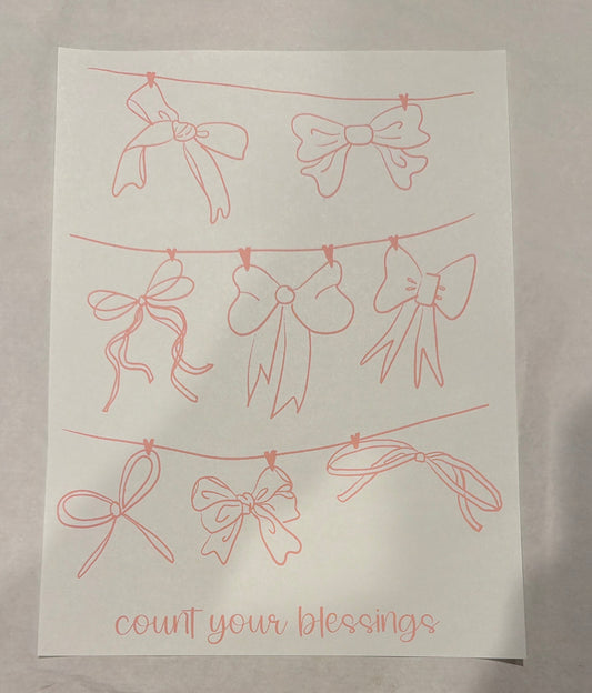 Count your blessings