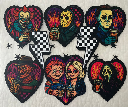 Edgy horror hearts