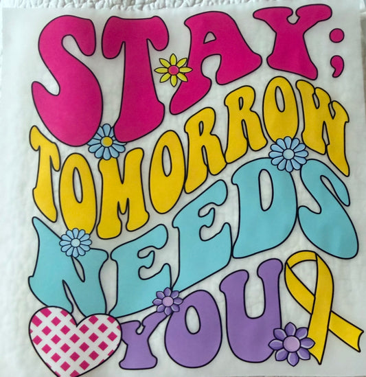 Tomorrow needs you