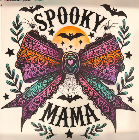 Spooky mama bow