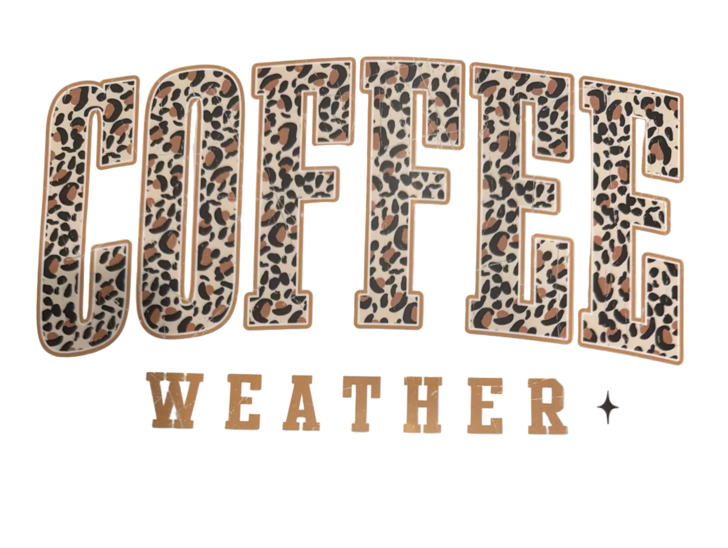 Coffee weather leopard