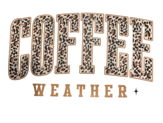 Coffee weather leopard