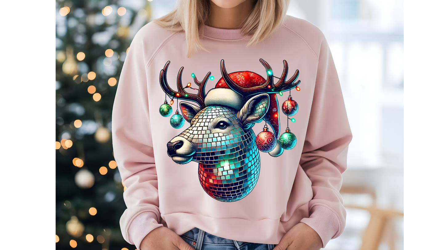 DISCO BALL REINDEER