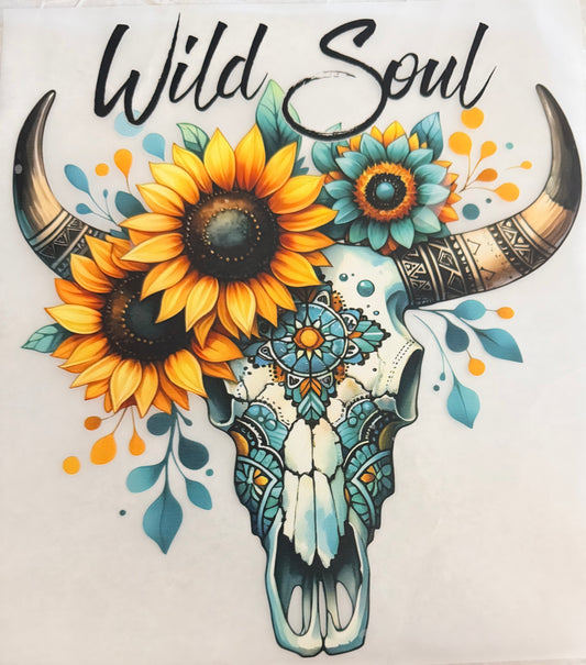 Wild soul bull skull