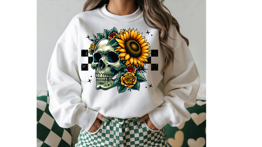FLORAL SKULL