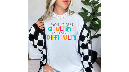 LOWER THE DIFFICULTY