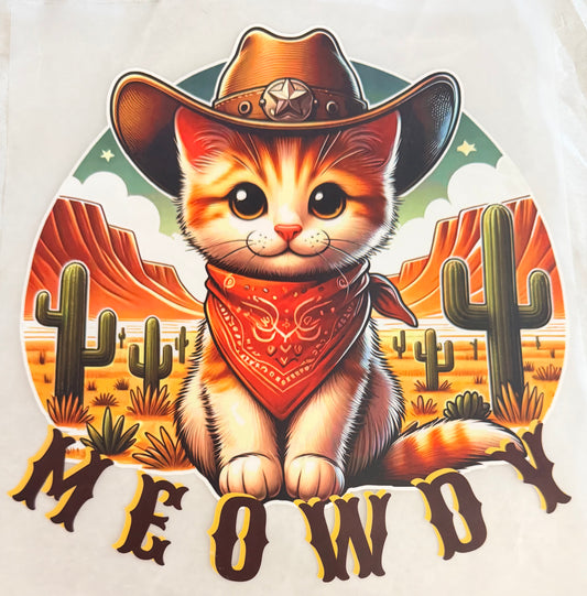 Western meowdy cat