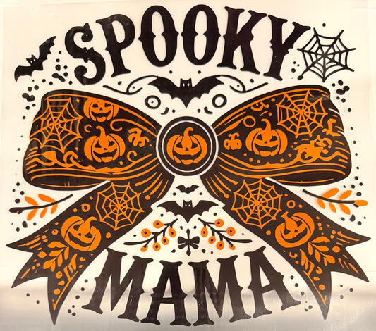 Spooky mama bow