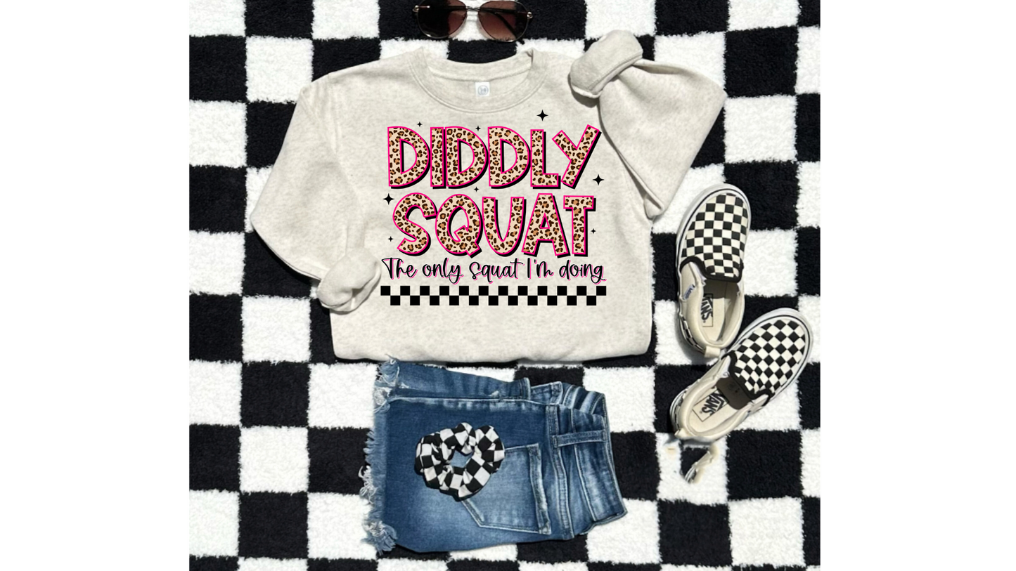 DIDDLY SQUAT ONLY SQUAT IM DOING